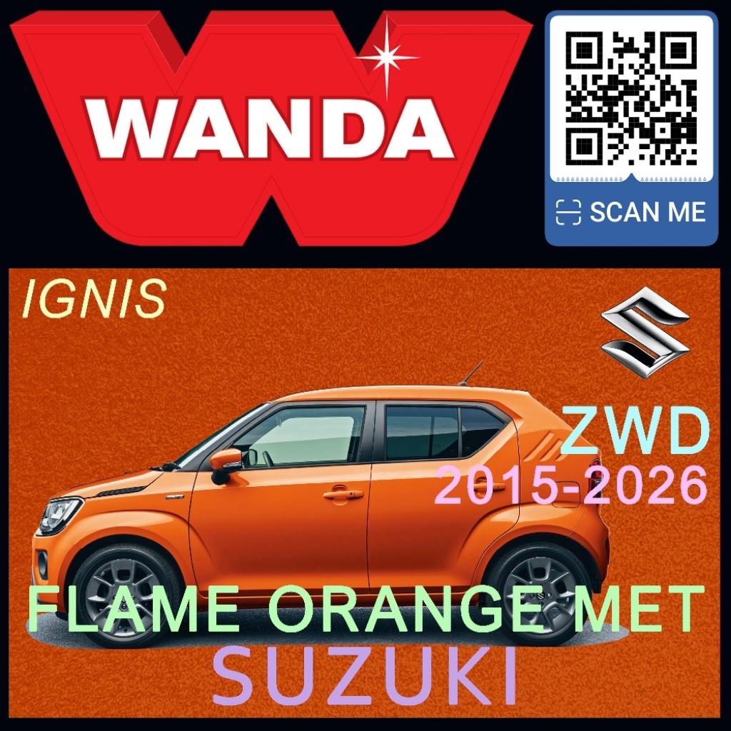 Cat Wanda Suzuki Flame Orange Metallic ZWD