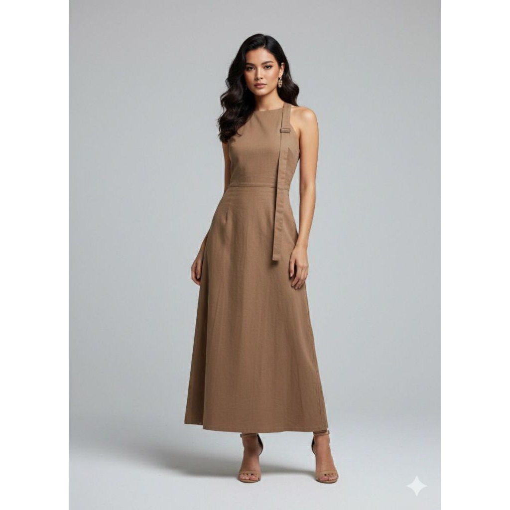 Jumpsuit Rok Cargo Wanita / Terusan Baju Kodok Wanita