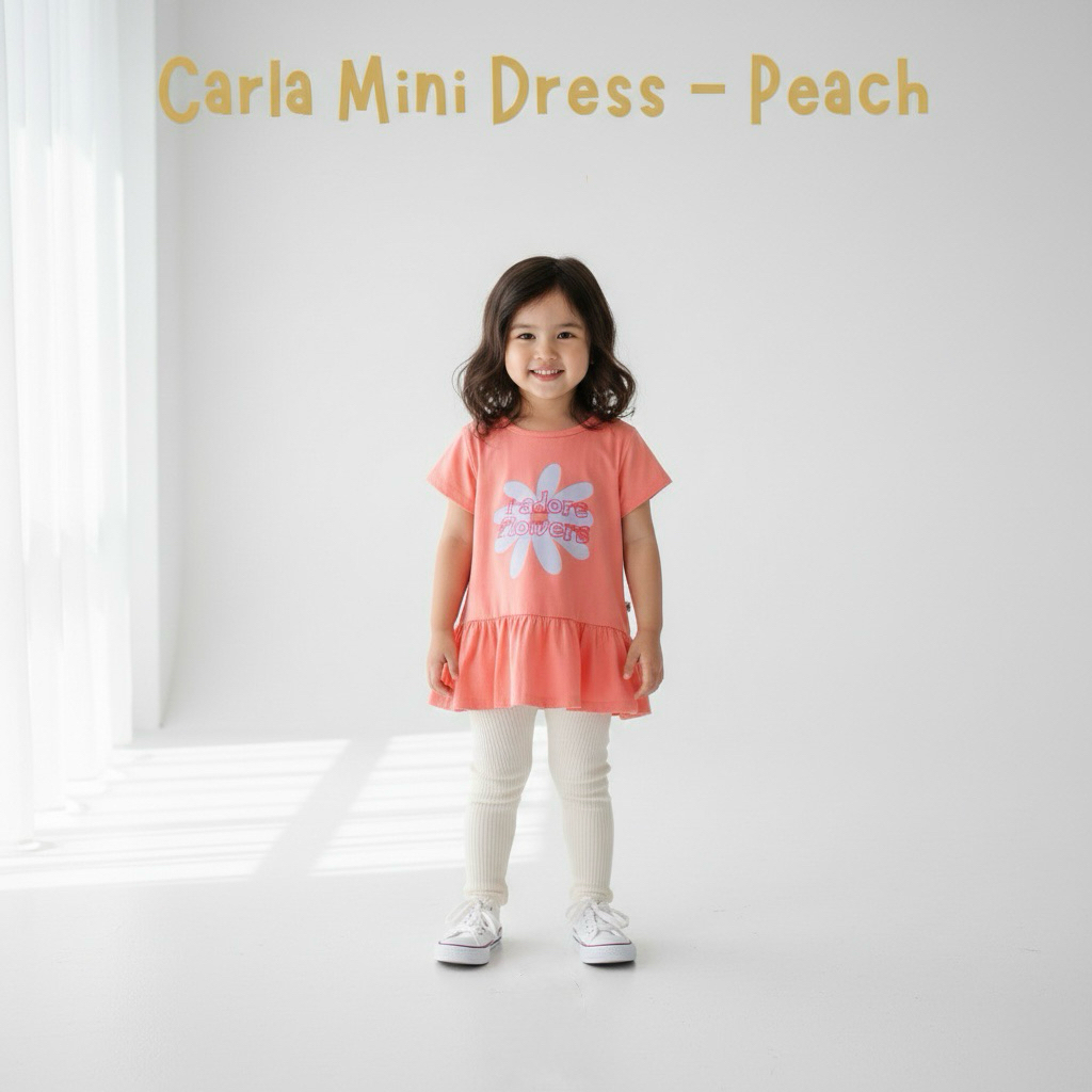 mini dress anak perempuan - Carla mini dress