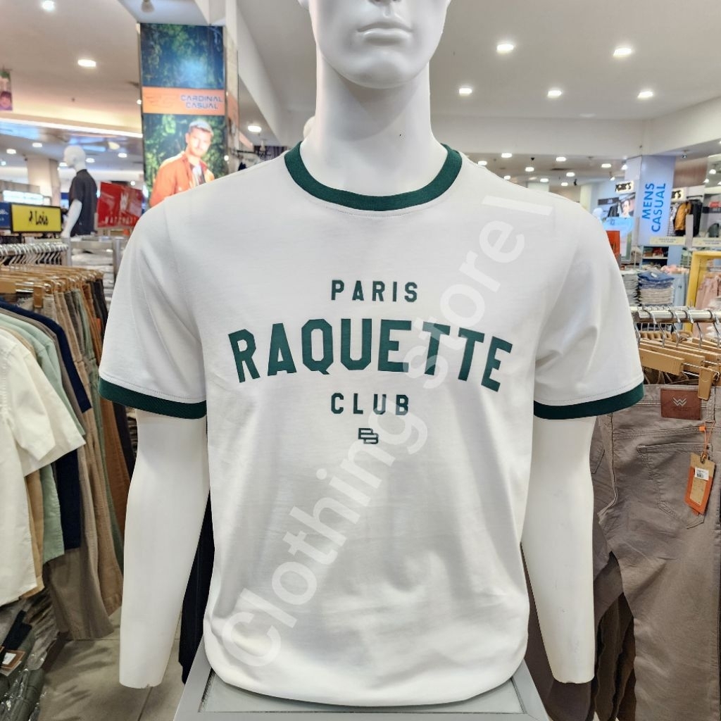 BOMBBOOGIE ORIGINAL kaos pria lengan pendek putih 12F86B4WT