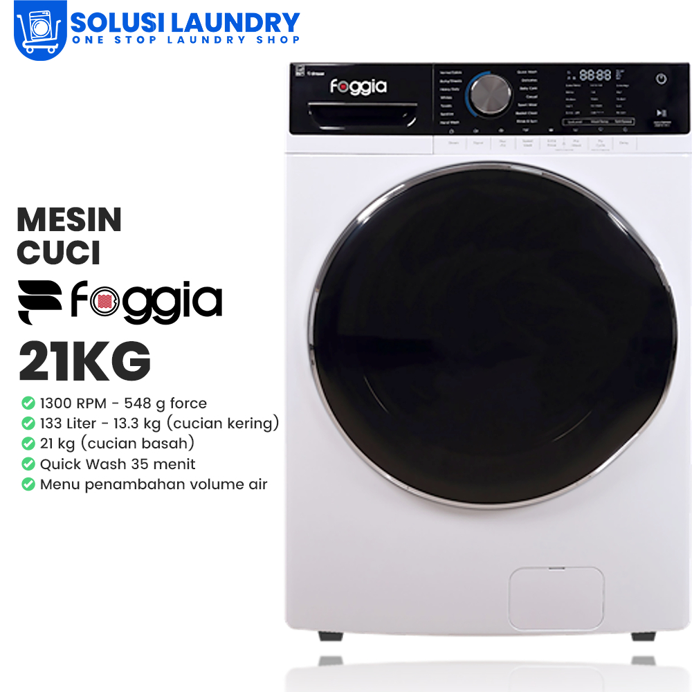 Mesin Cuci Foggia 21kg Washer Foggia 21kg Mesin Laundry