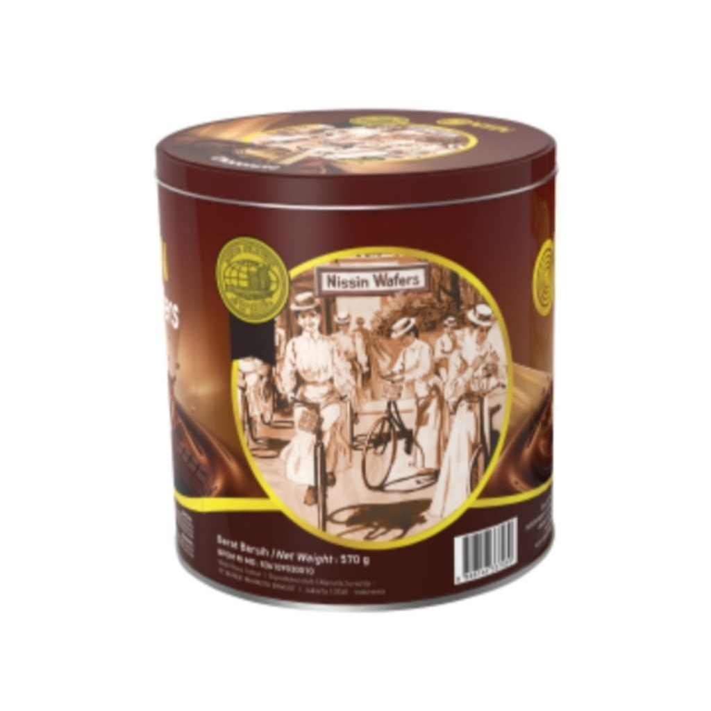 Nissin Wafer Coklat Kaleng 570gr