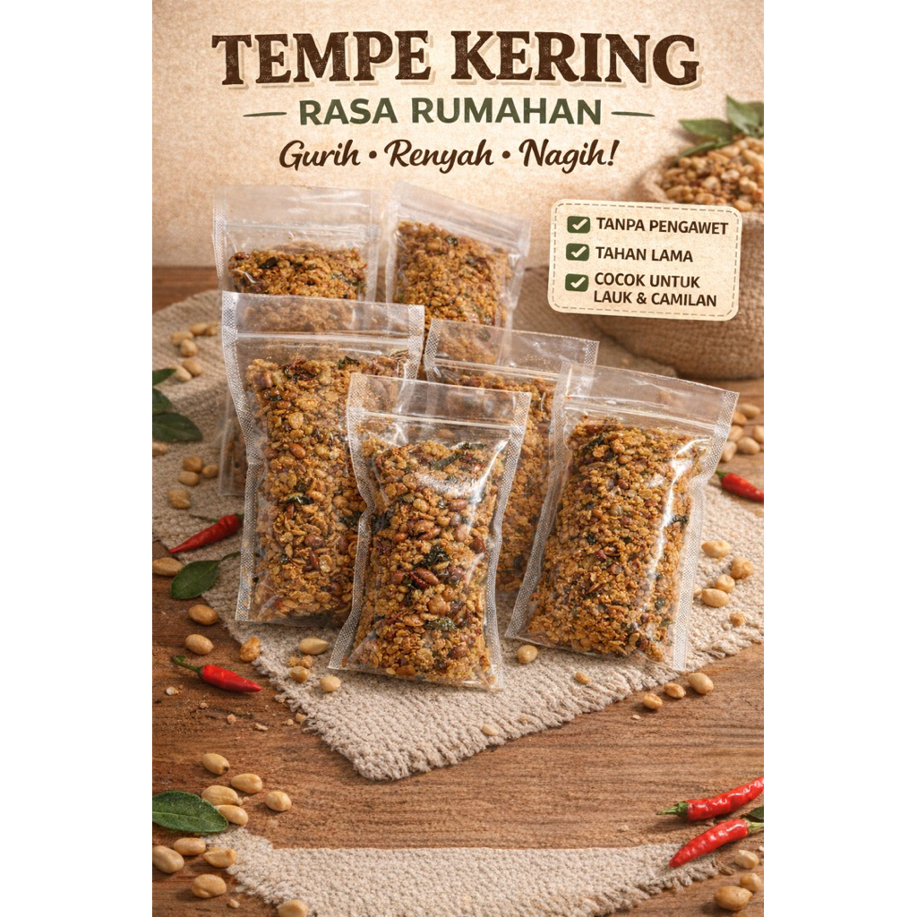 OlahanTempeKering250gram