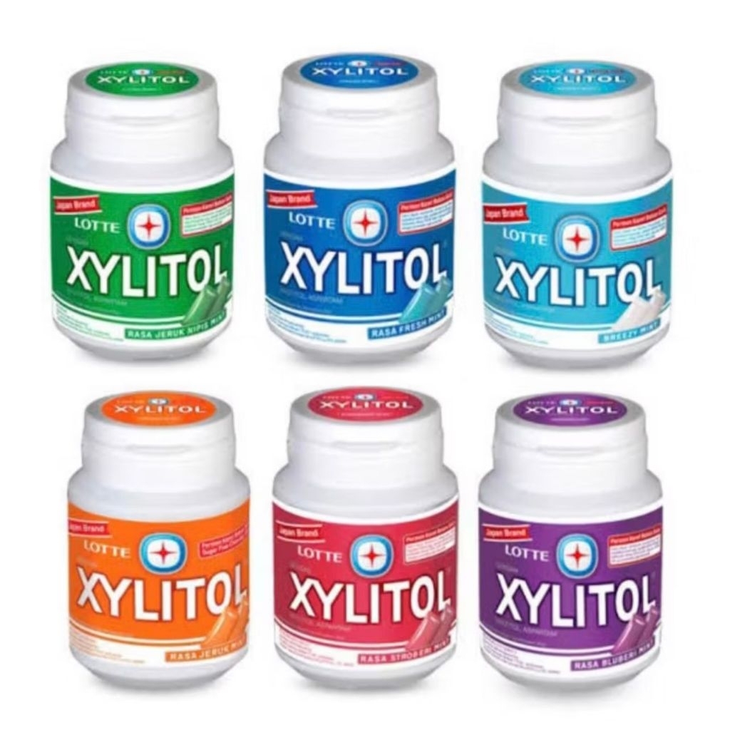 Xylitol 58 gram ( permen karet bebas gula )