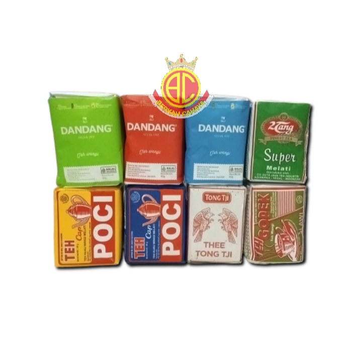 Teh Racik Teh Melati Tegal 2Tang Poci Gopek Tong Tji Dandang Botol @40 gram