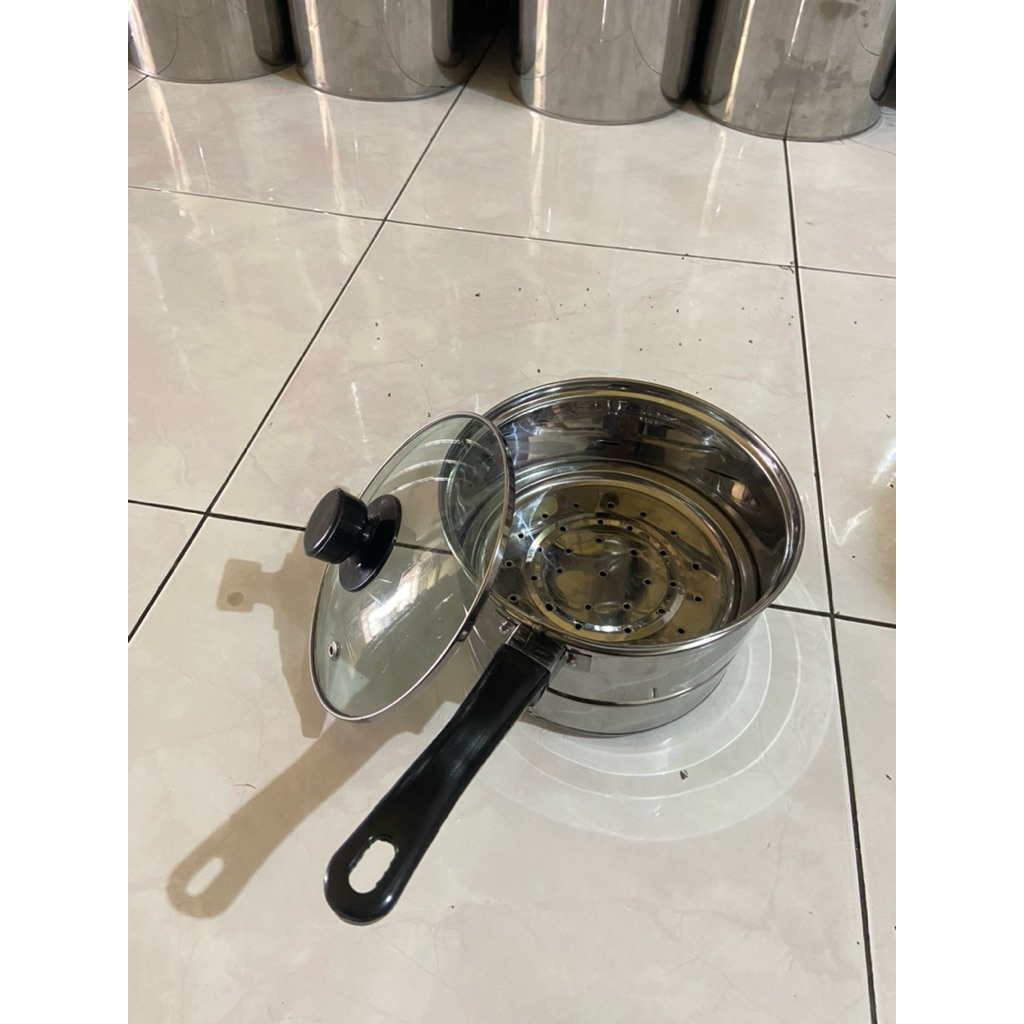 Panci tutup kaca 18cm