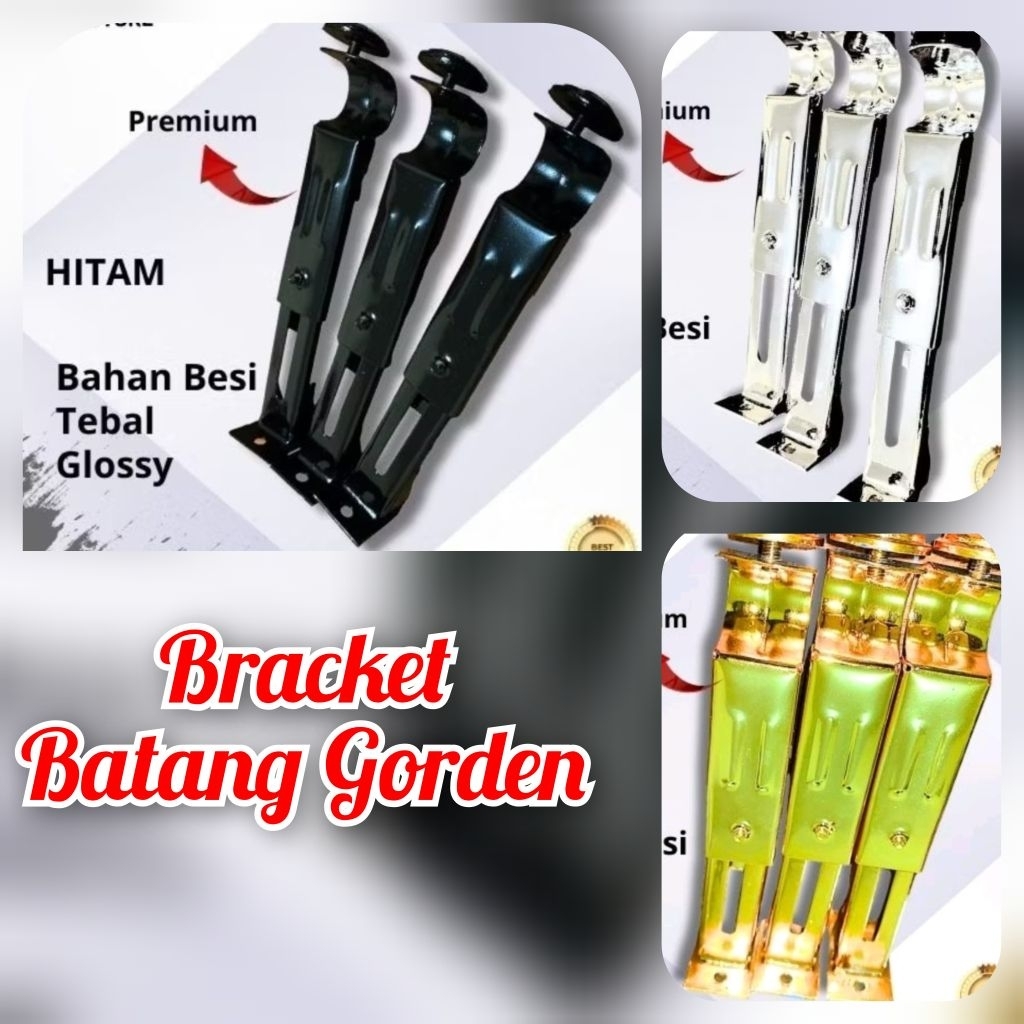 Bracket batang gorden tebal