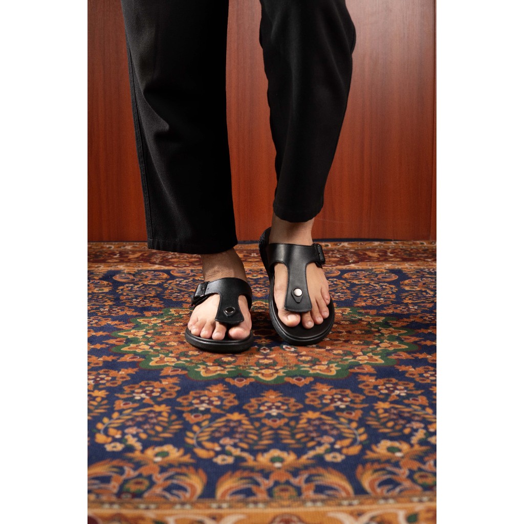 Brenton - AIKEN Sandal Kulit Original Exclusive - Classic Black