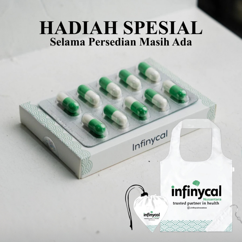 Infinycal Ion Calcium Suplemen Vitamin Kalsium Ibu Hamil Anak Dewasa Orang Tua