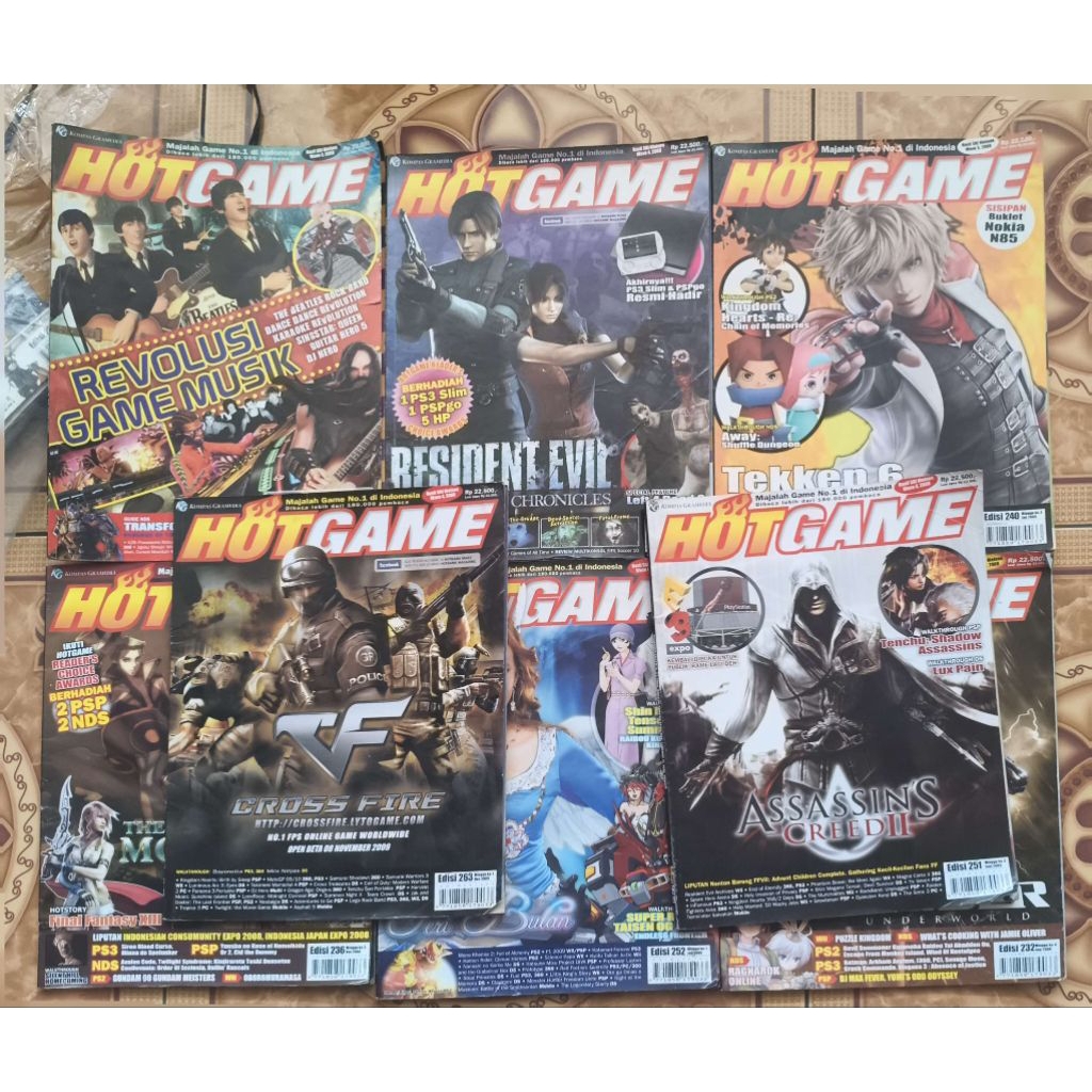 Majalah Hot Game Tahun 2008