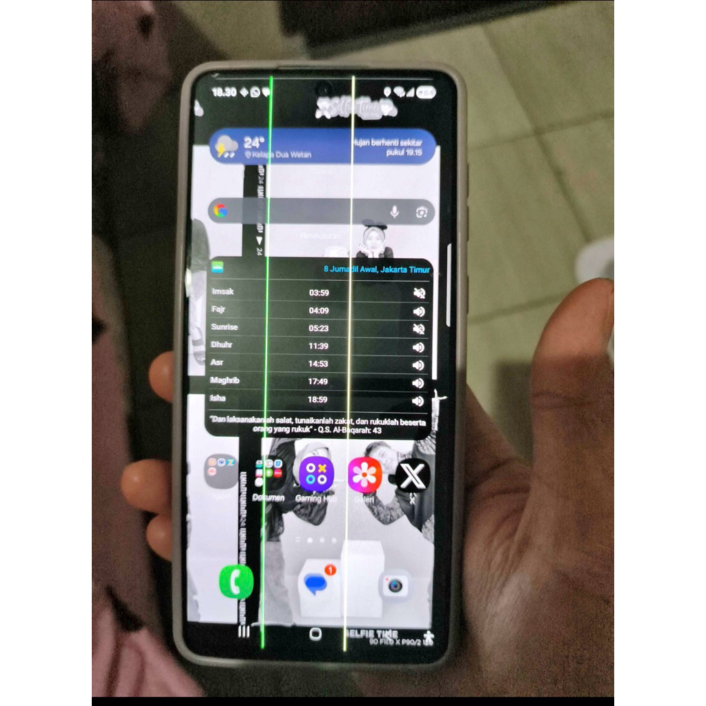 LCD SAMSUNG A71 COPOTAN ORIGINAL AMOLED