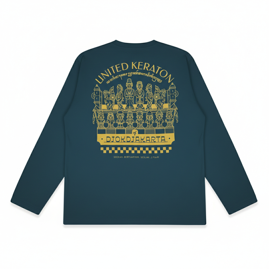 Dagadu T-Shirt Long Sleeve Djokchess | Kaos Lengan Panjang Pria Wanita | Cotton Combed