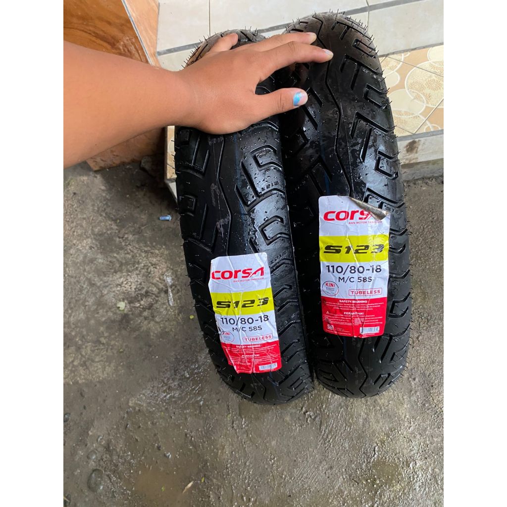 Ban Tubeless Corsa Ring 18 Ban Belakang Tiger Thunder Megapro Ukur 110/80-18