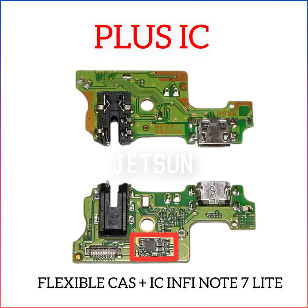 FLEXIBLE CAS INFINIX NOTE 7 LITE / X656 + IC