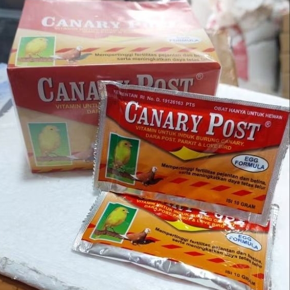 CANARY POST KENARI POS VITAMIN INDUKAN BURUNG KENARI LOVEBIRD PARKIT BURUNG DARA POS