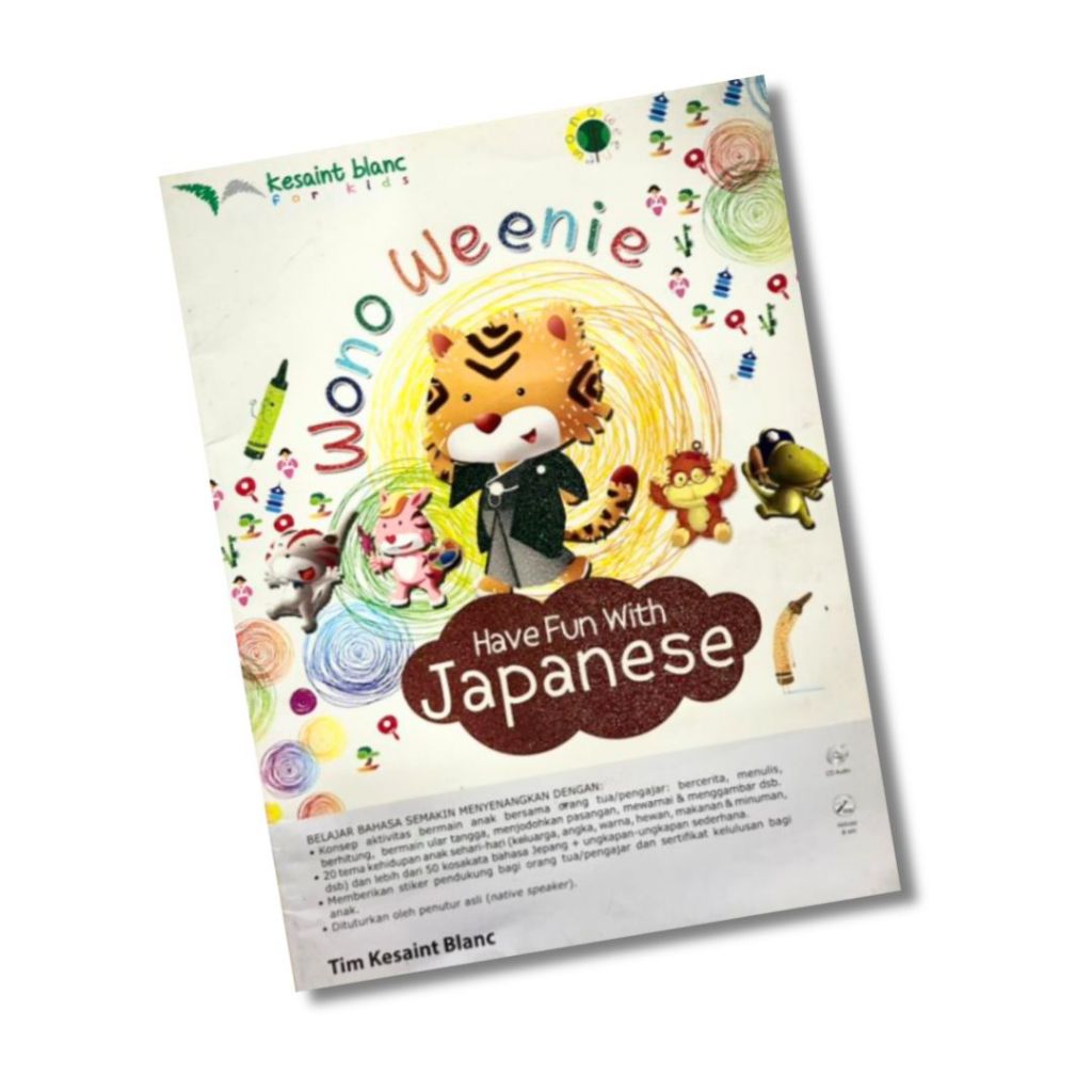 Buku Belajar Bahasa Untuk Anak: Bahasa Jepang - Wono Winnie Have Fun with Japanese + CD Audio