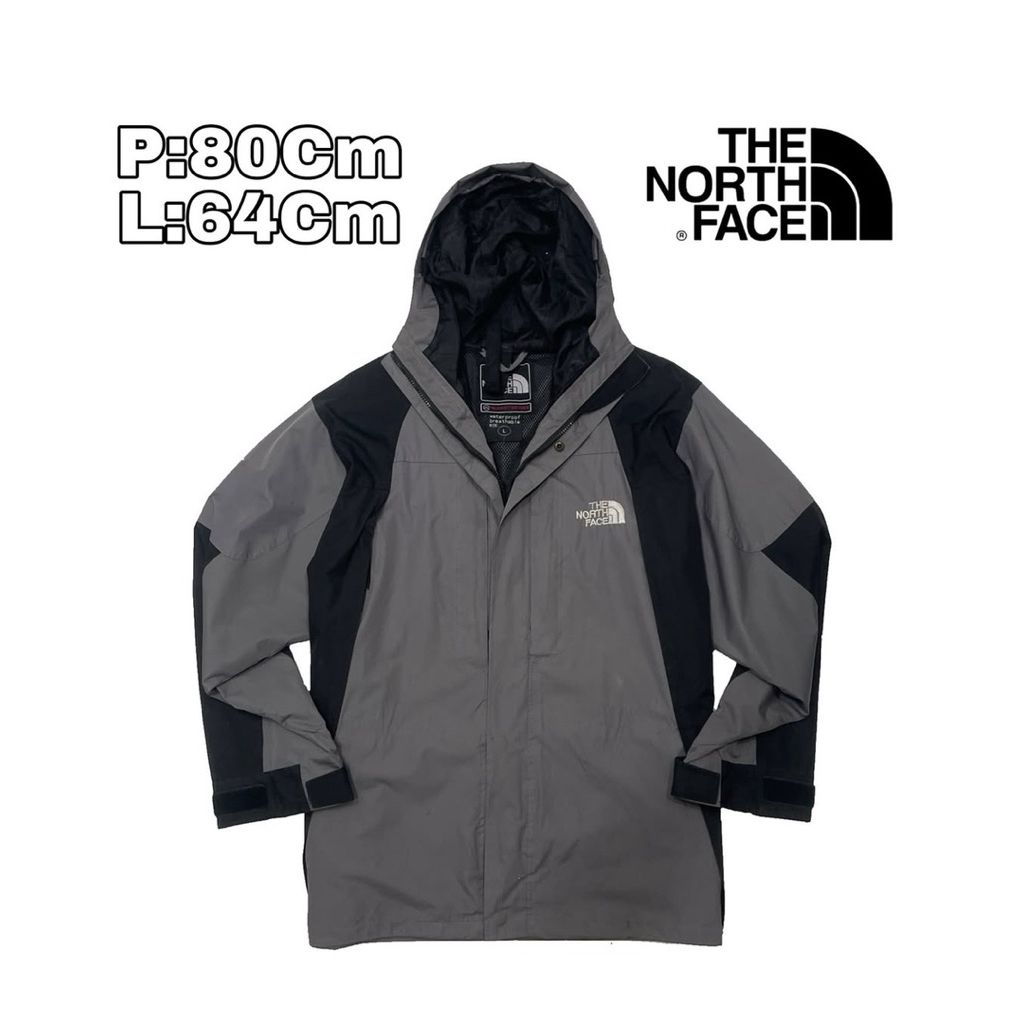J154 Jaket Vintage Goretex XCR TNF The North Face Outdoor Parasut Jumbo Summit Hiking Pendaki Gunung