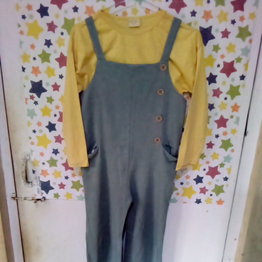PL overall Kulot anak perempuan PitoDito