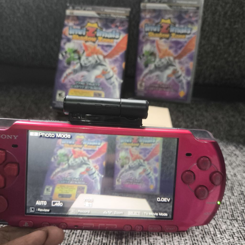 kamera psp+ bundling kaset invizimals