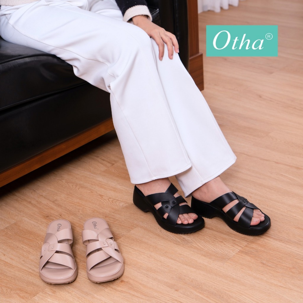 Otha Shoes - Wedges Sandal Wanita - H1308 OWK Tinggi HAK  -+ 5CM