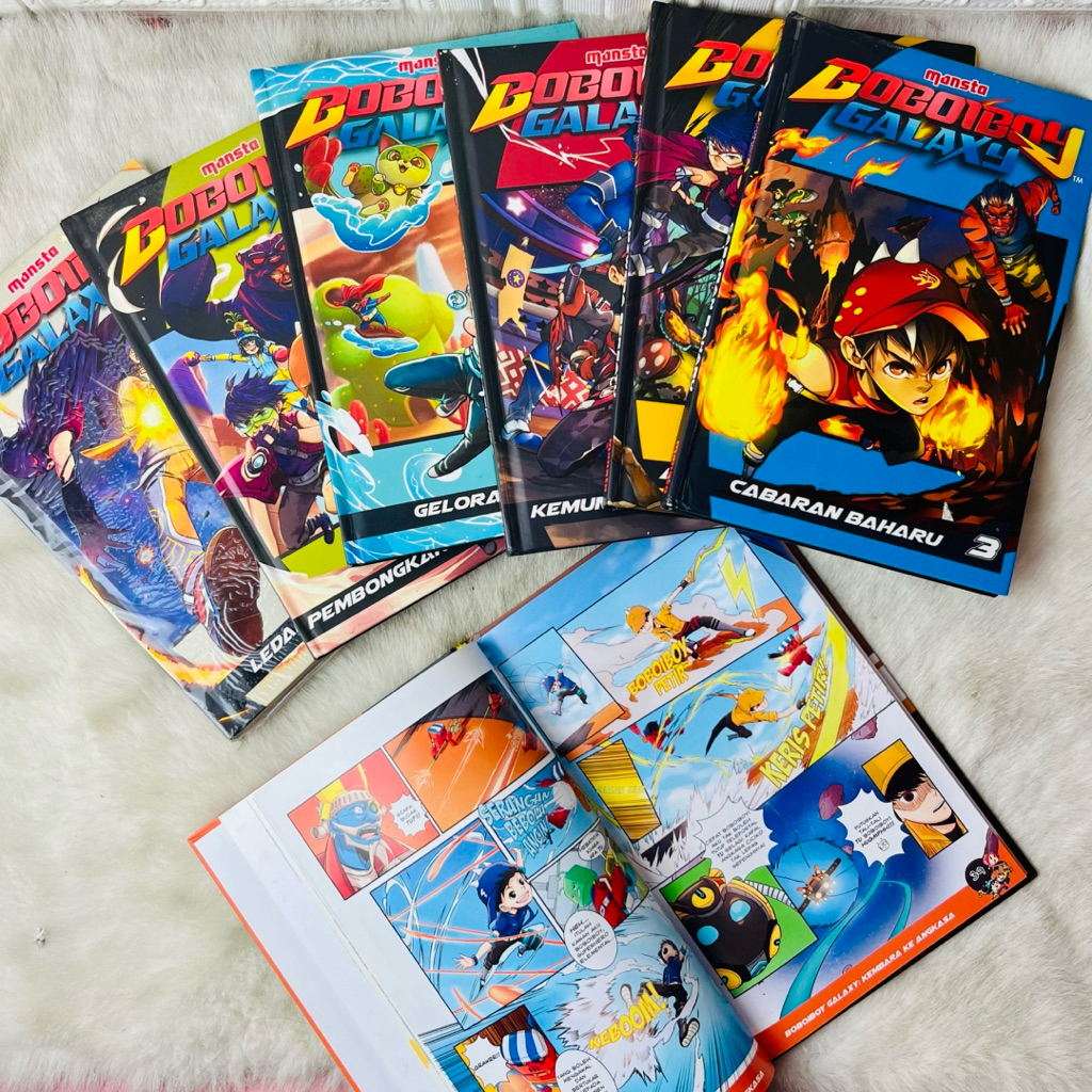 Komik Boboiboy Galaxy Edisi Hardcover Bekas Koleksi Pribadi Jamin Mulus / Monsta
