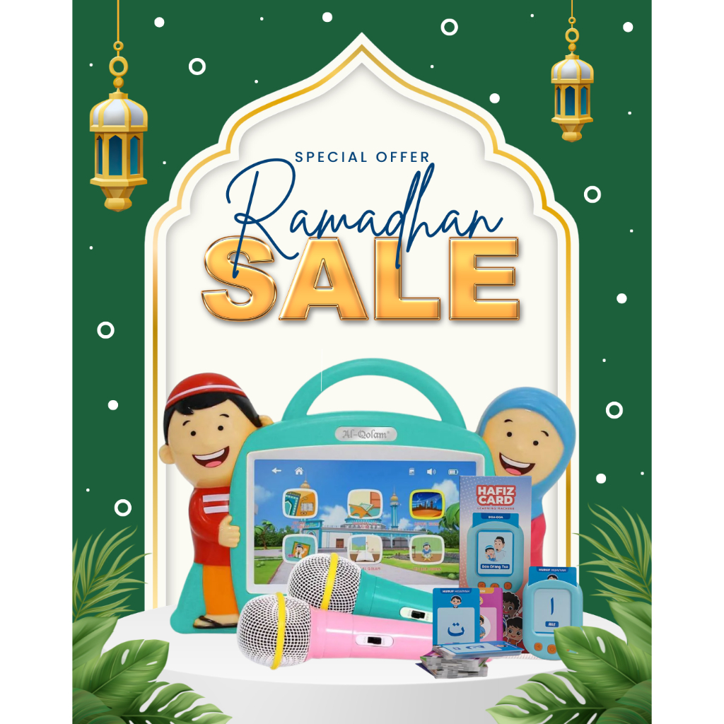 PAKET BUNDLING SMART HAFIZ/HAFIZ Q + HAFIZ CARD - Mainan Kartu Edukasi anak