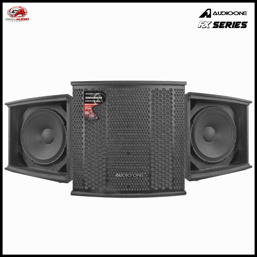 Subwoofer 18 Inch Aktif / Pasif AUDIO ONE RX 118 Speaker Lapangan Super Bass Original I GA
