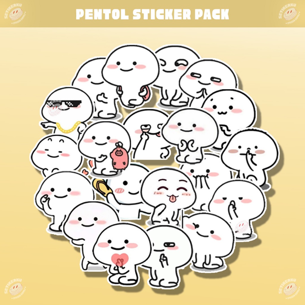 20pcs PENTOL Sticker Pack | stiker pentol aesthetic