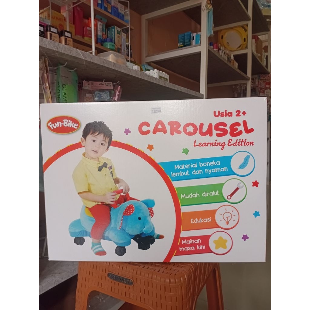 Carousel Fun Bike Mainan Fun Bike Anak 2 Tahun+