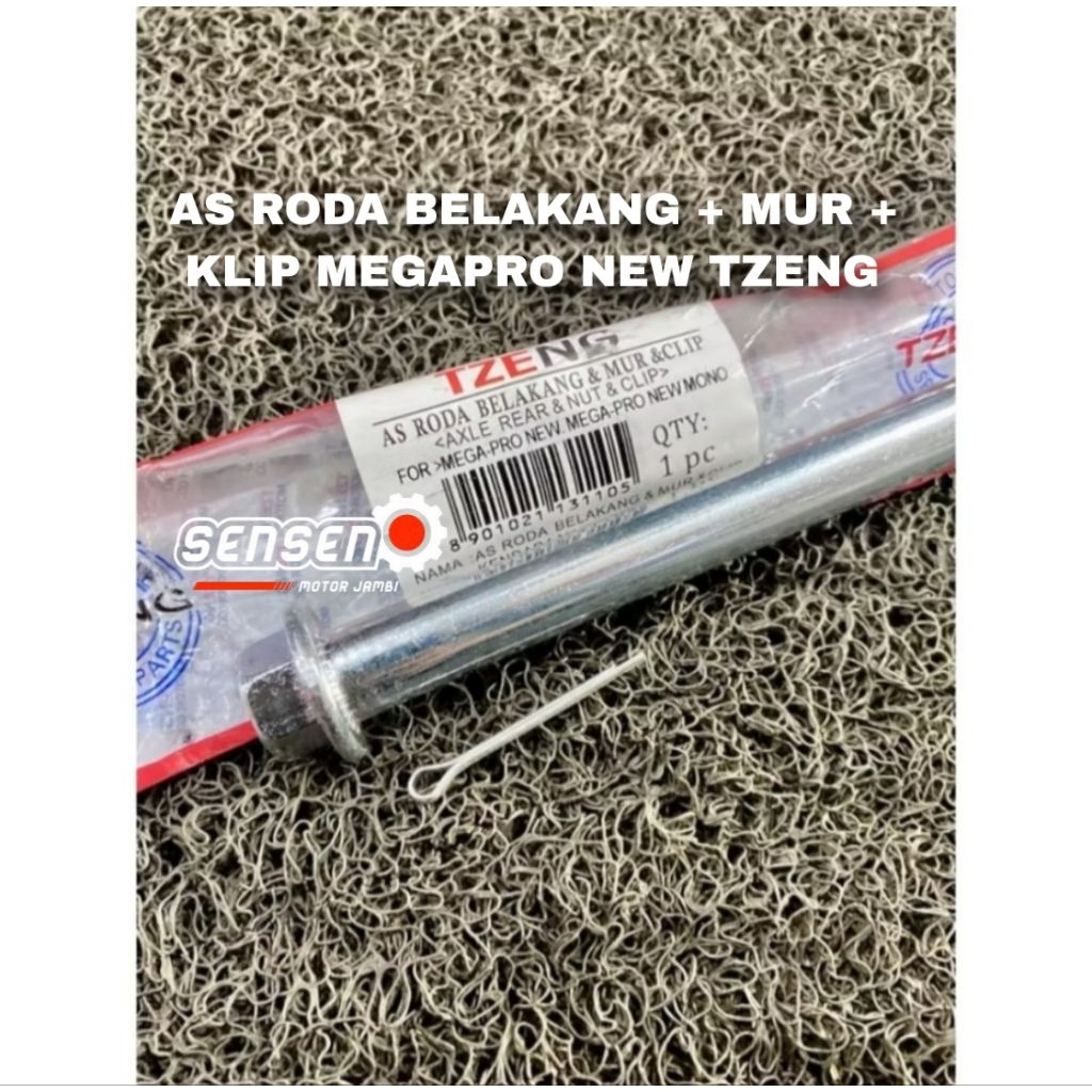 AS RODA BELAKANG + MUR + KLIP MEGAPRO NEW MEGAPRO MONO VERZA TZENG