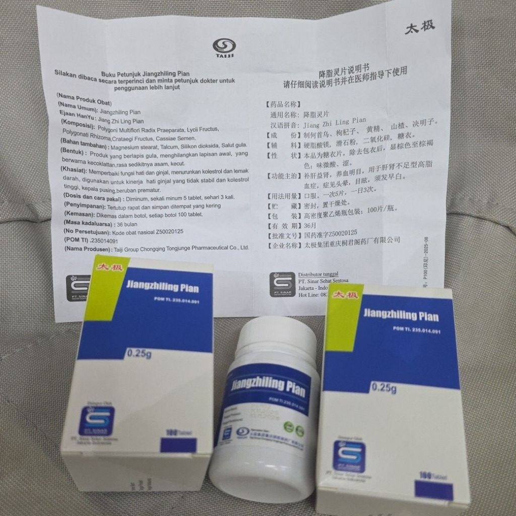 jianzhiling obat kolesterol dan trigliserida tinggi dan sehat jantung