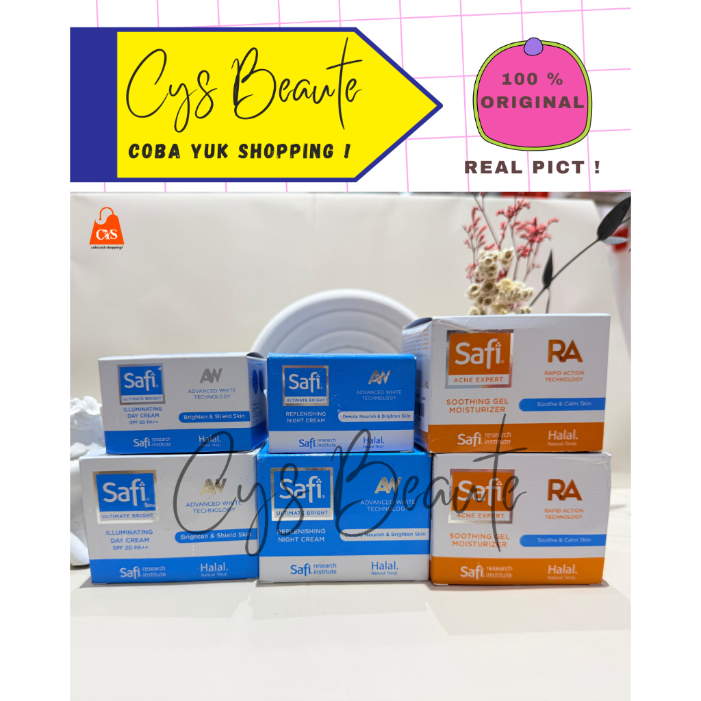SAFI ULTIMATE BRIGHT CREAM | SAFI ACNE SOOTHING GEL MOISTURIZER