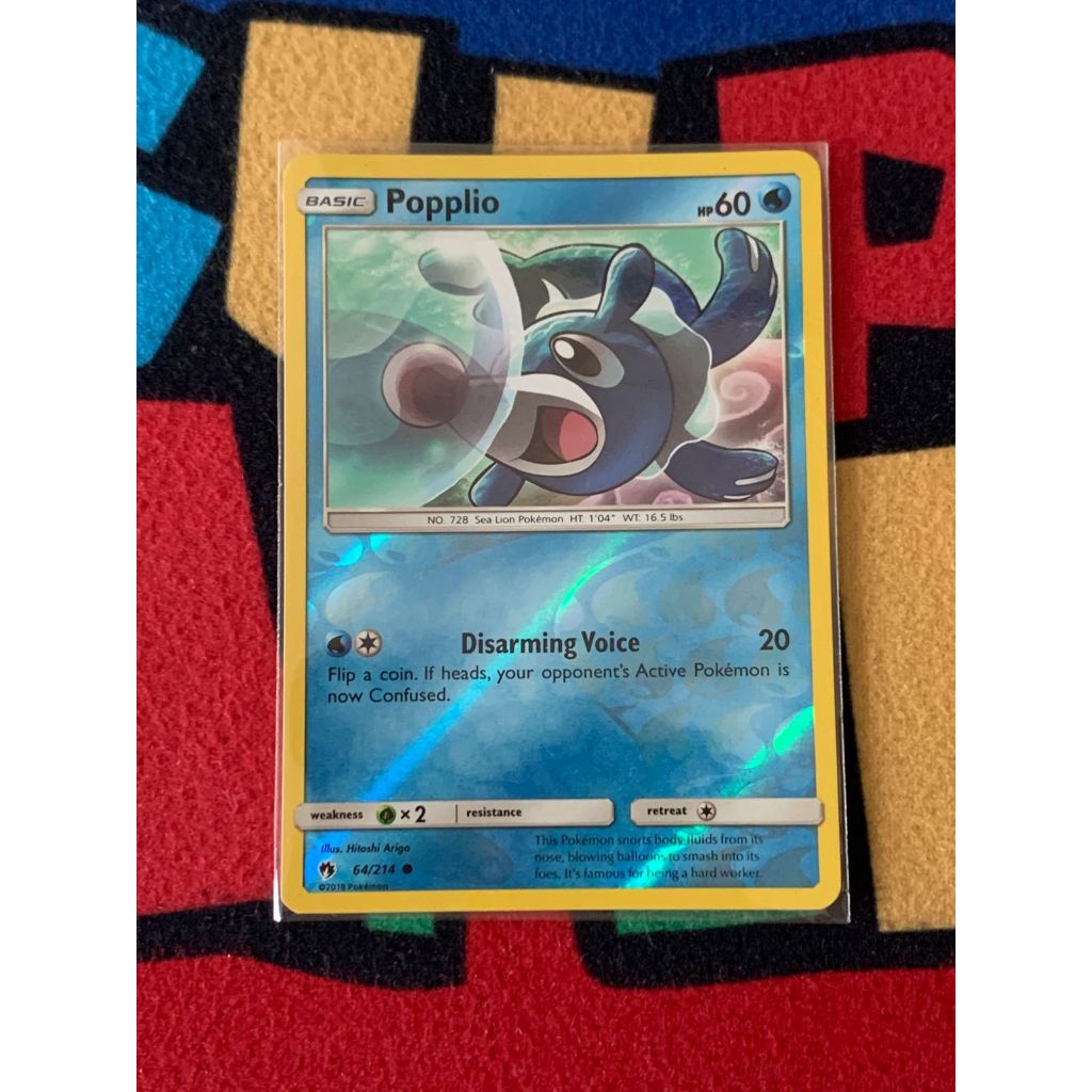 Popplio Pokemon English 64/214