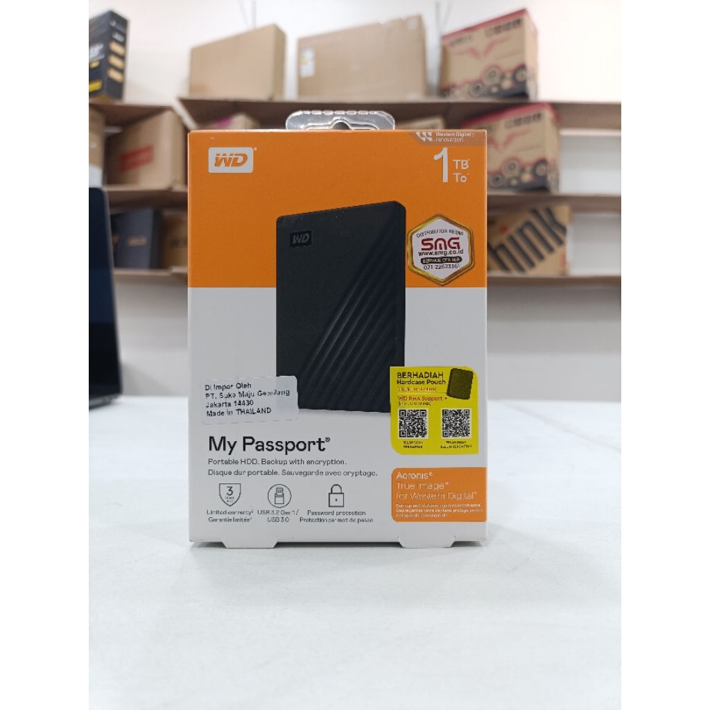 WD My Passport 1TB Hdd External