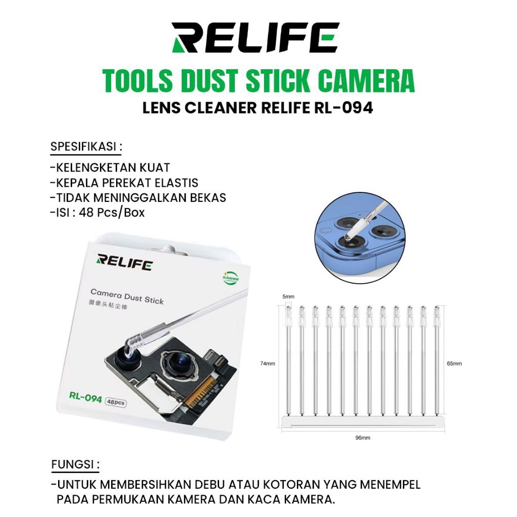 Pembersih kaca kamera/kamera smartphone RELIFE RL-094
