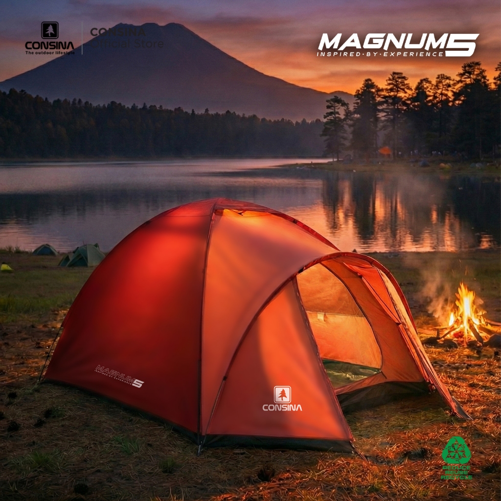 Consina Magnum 5 Tenda Dome Outdoor | Hiking Gunung Camping Camper Van Tent