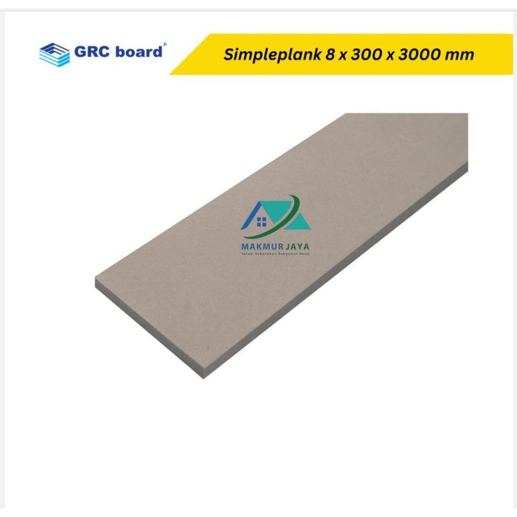 Simpleplank GRC 30 cm motif Polos / Lisplang 8mm x 300mm x 3000mm