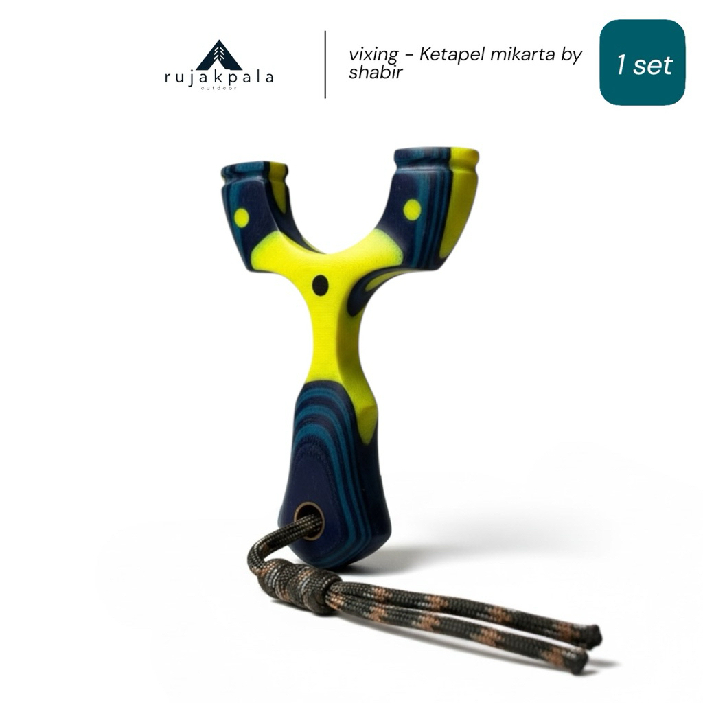 vixing - ketapel premium tull micarta / olahraga profesional - full set by shabir