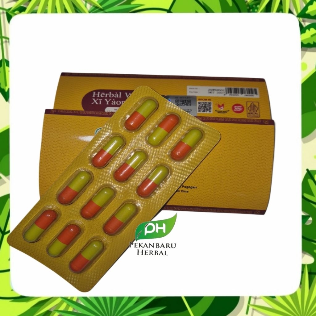 12 kapsul herbal wasir xi yaopin zhi