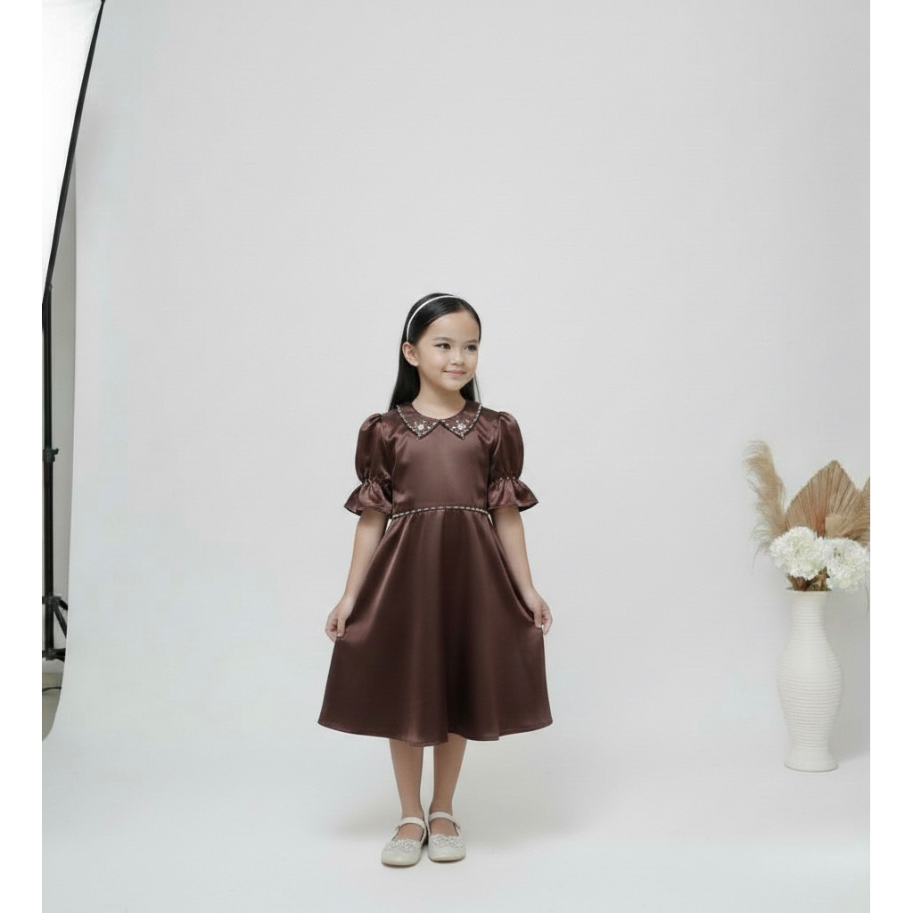 Terbaruu gaun anak cantik elegan mewah-gaun anak perempuan gaun cantik gaun lebaran termurahh