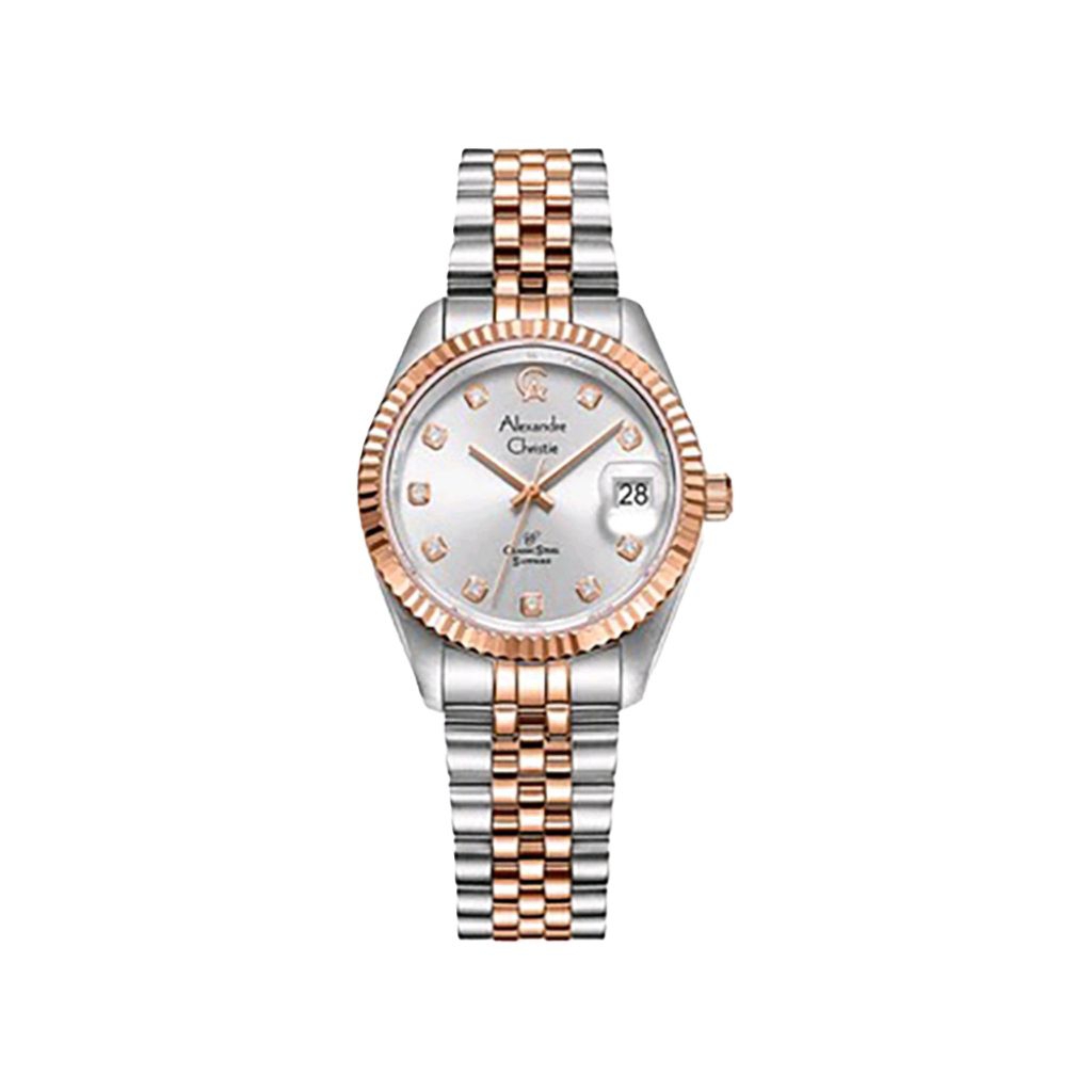 Jam Tangan Wanita Alexander Christie AC 5013 Analog Kaca Sapphire Original Garansi 1 Tahun