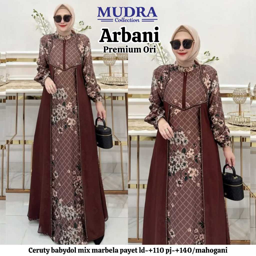 Gamis Mudra Collection / Gamis Terbaru / Gamis Wanita / Gamis Premium / Arbani / Mudra Hijab