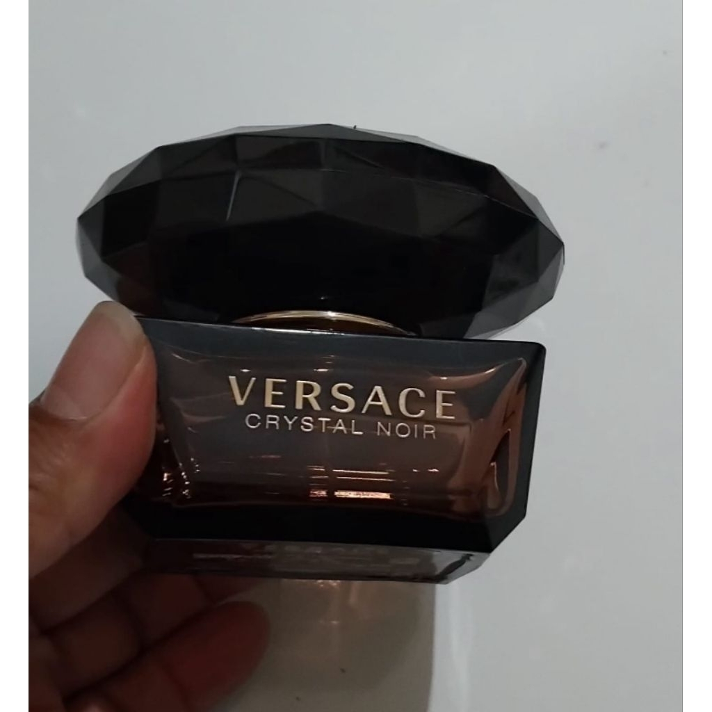 Botol Kosong Ori Parfum Versace Crystal Noir EDT 50 ML TANPA BOX