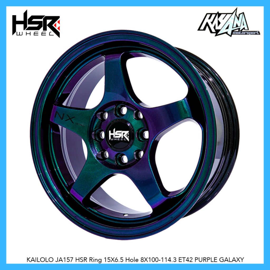 Velg mobil spoon ring 15 hsr kailolo lubang 4x100-114,3 velg racing brio yaris vios city freed livin