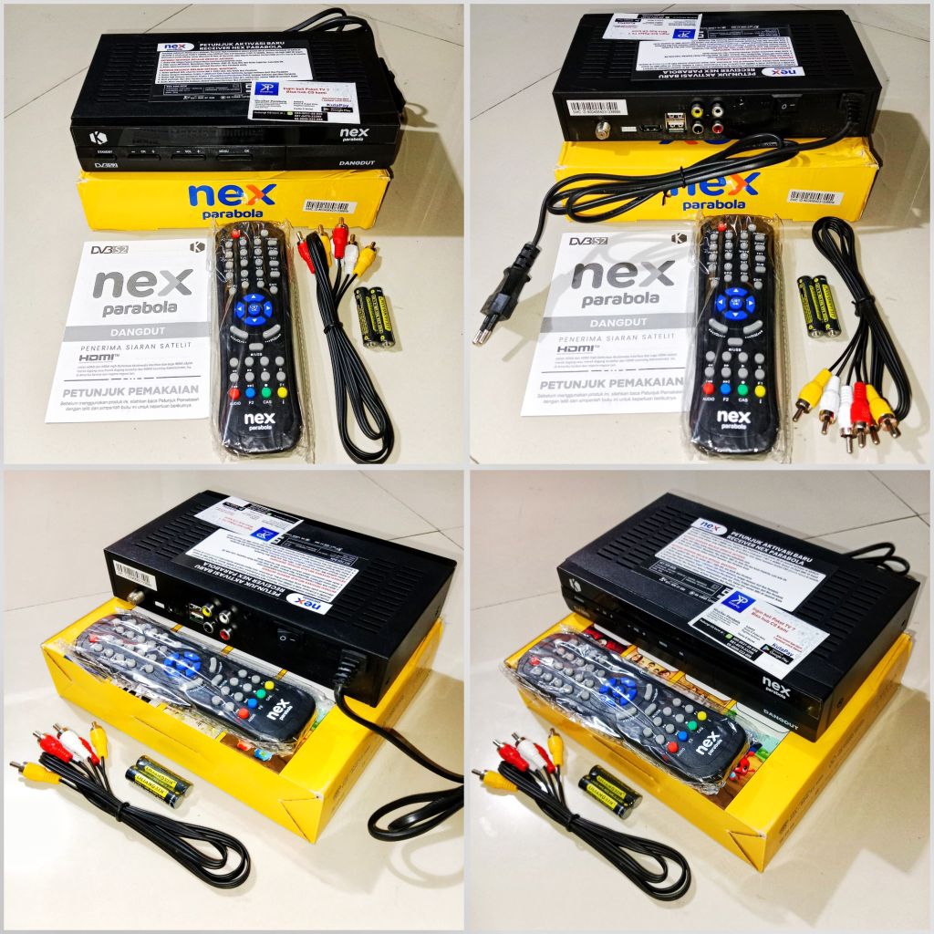 Receiver baru Rx Mola Nex Kuning open MNC group dan support Multistream ABS 2 dan Optus sama dengan 