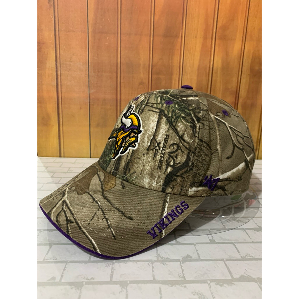 Topi Vikings NFL x  47 Brand Realtree Camo Original