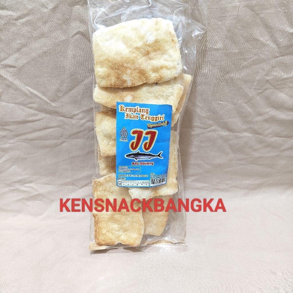 Kemplang Panggang Bangka Bentuk Persegi Cap JJ Asli Bangka - Cemilan Bangka - Snack Bangka