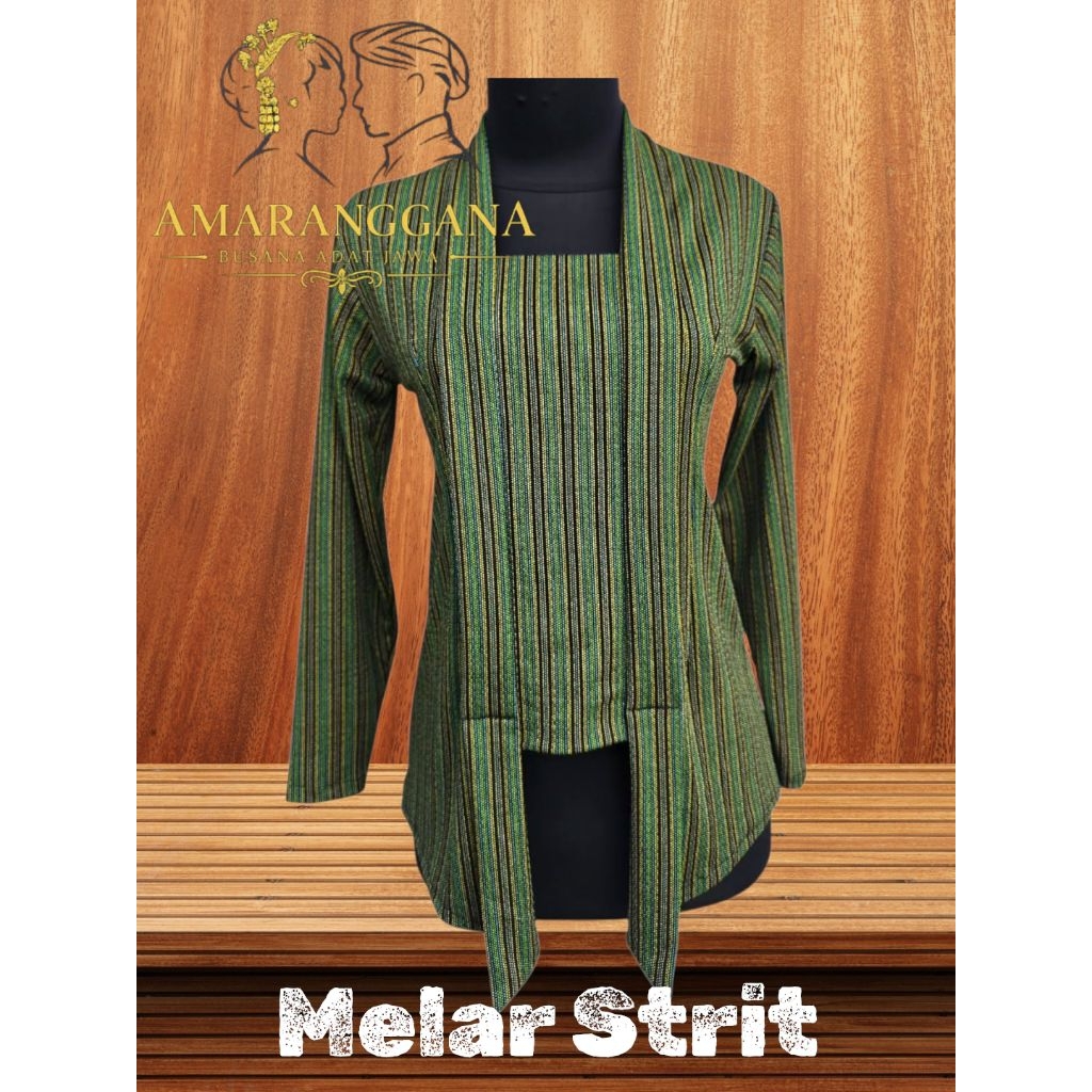 Kebaya / Kebayak Lurik model Kutu Baru