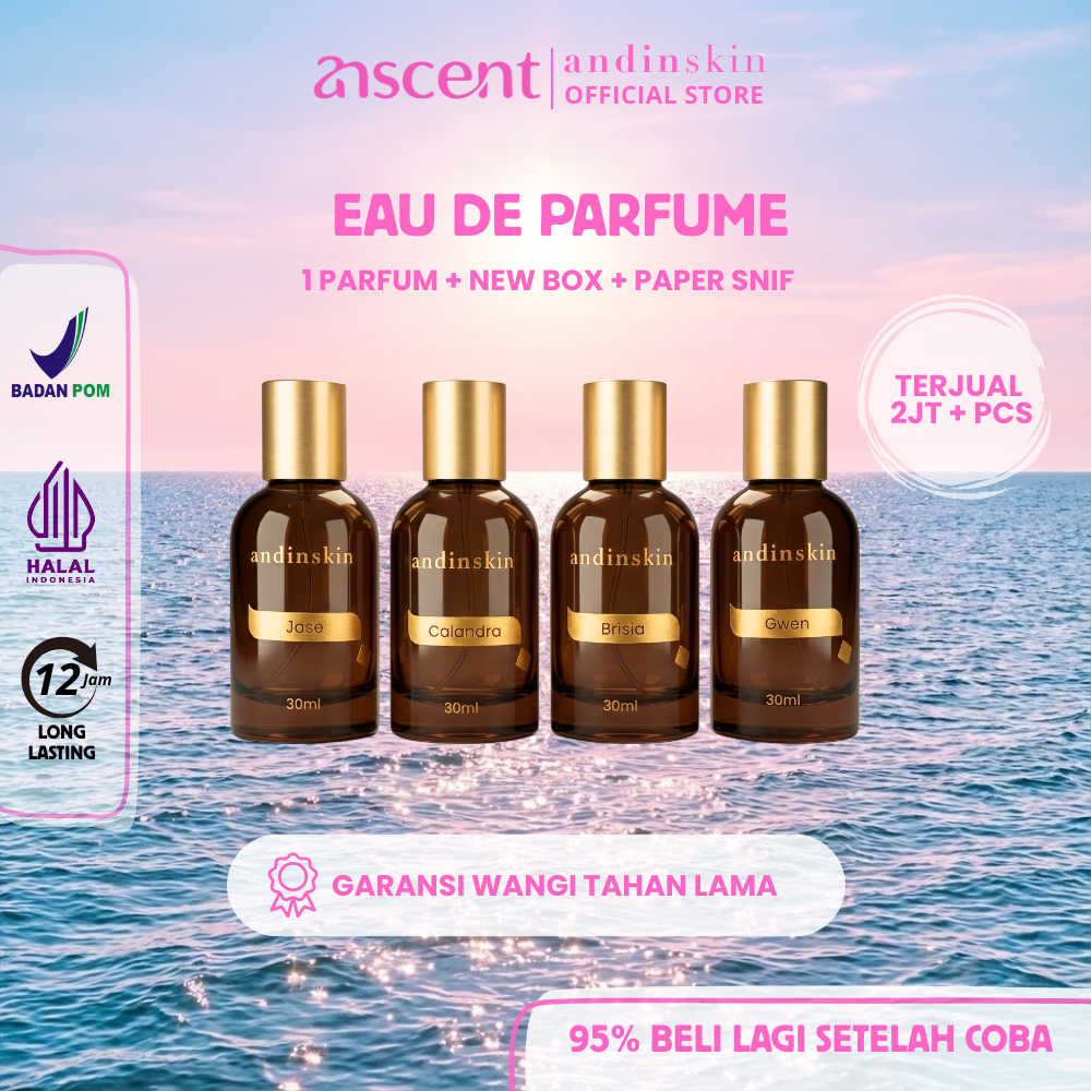 Andinskin Parfum EDP varian 30ml Parfume Wanita Wangi dan Tahan lama Halal BPOM Original