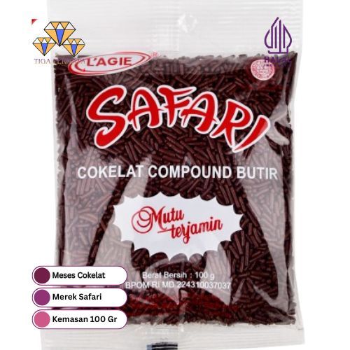 SAFARI LAGIE Meses Mesis Ceres Cokelat Compound Tabur Original 100Gr